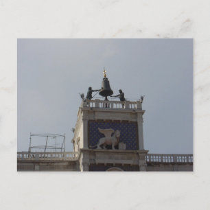 Top of Clock Tower,St. Mark's Square, Venice 2 Postcard