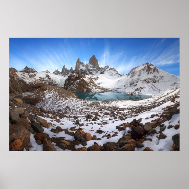 Top Of Fitz Roy Poster (Front)