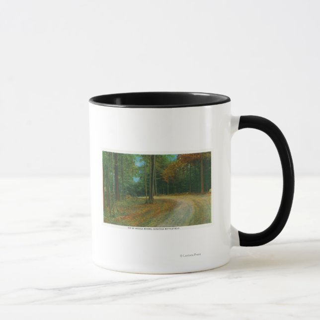 Top of Middle Ravine of Saratoga Battlefield Mug (Right)