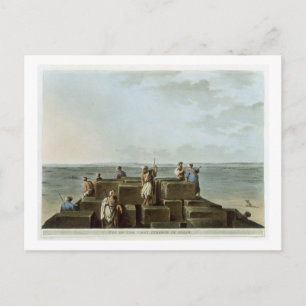 Top of the First Pyramid of Gizah, plate 4 from 'V Postcard