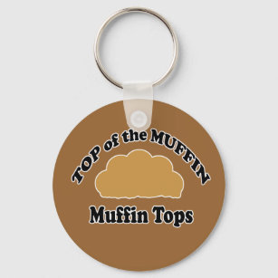 top of the muffin key chain