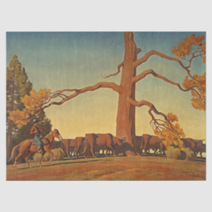 Top of the Ridge by Maynard Dixon Tissue Paper