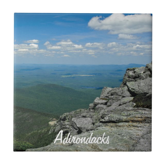 Top of Whiteface Mountain, Adirondacks, NY Tile (Front)