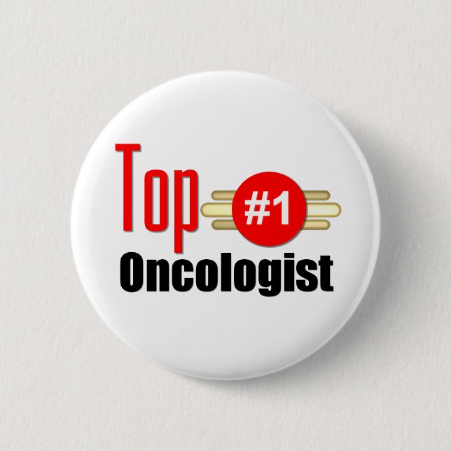 Top Oncologist 2 Inch Round Button (Front)