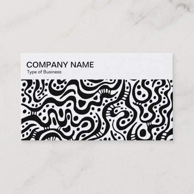 Top Panel - Abstract Drawing 02 Business Card (Front)
