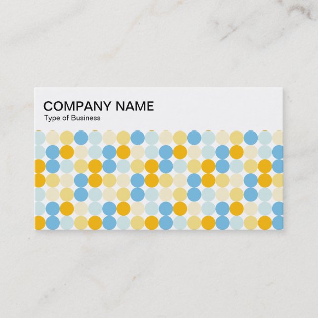 Top Panel - Colour Spots 02 Business Card (Front)