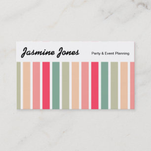Top Panel - Colour Stripes 01 Business Card