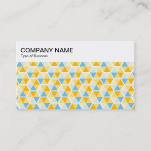 Top Panel - Hexagon Pattern 03 Business Card