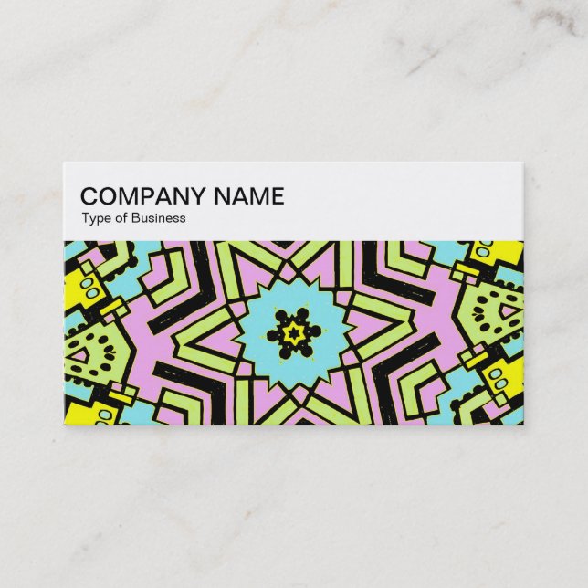 Top Panel - Kaleidoscopic 06 Business Card (Front)