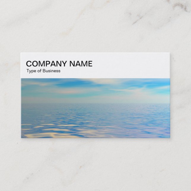 Top Panel - Sea and Sky 05 Business Card (Front)