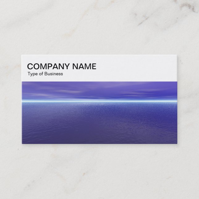 Top Panel - Sea and Sky 06 Business Card (Front)
