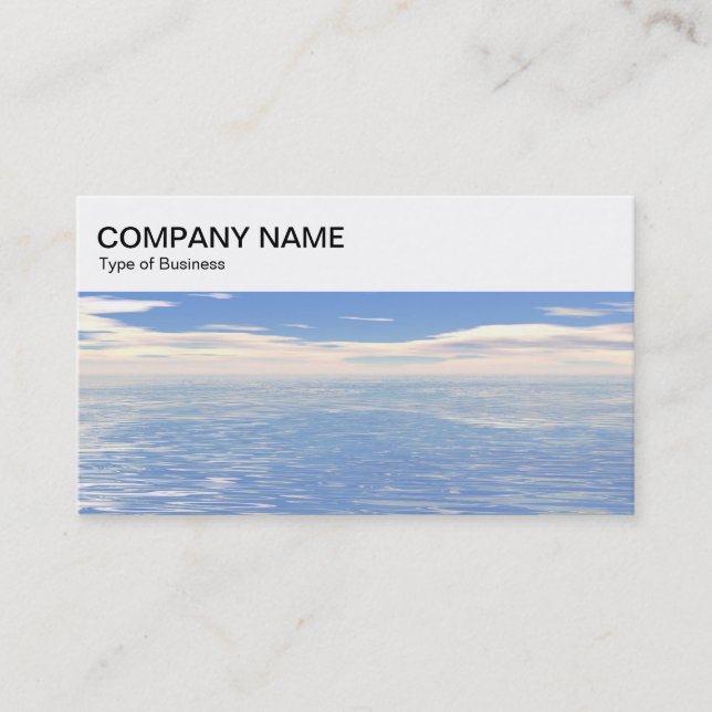 Top Panel - Sea and Sky 07 Business Card (Front)