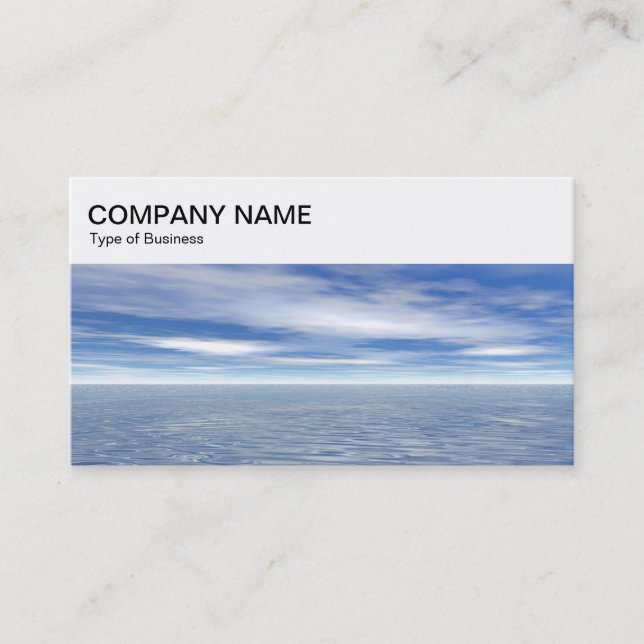 Top Panel - Sea and Sky Business Card (Front)