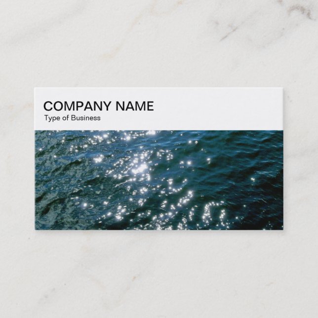 Top Panel - Sparkling Water Business Card (Front)