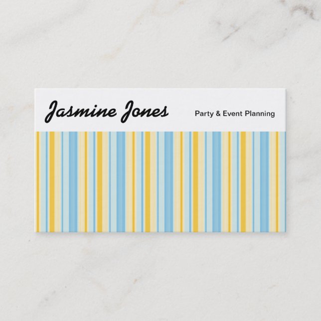 Top Panel - Stripes 310515 (03) Business Card (Front)