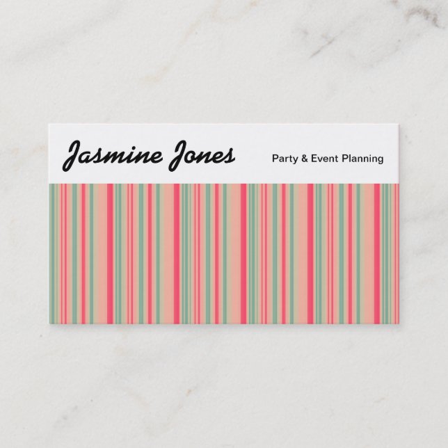 Top Panel - Stripes 310515 (06) Business Card (Front)