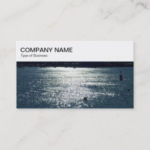 Top Panel - Sun Over a Bay Business Card