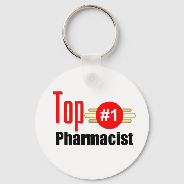 Top Pharmacist Keychain (Front)