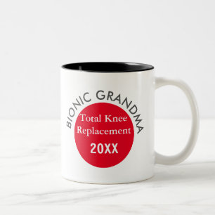 Top pick! Bionic GRANDMA (knee replacement) mug