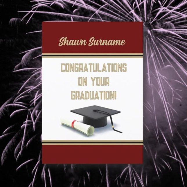 Top Pick! Custom Graduation Card (Creator Uploaded)