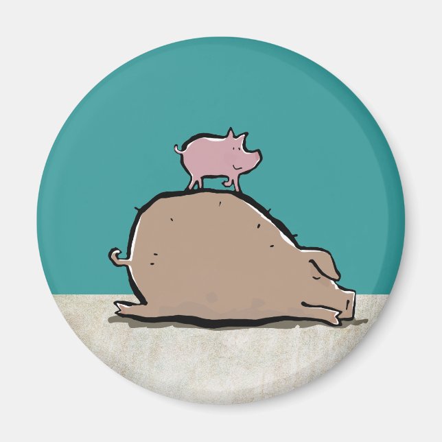 top pigs magnet (Front)
