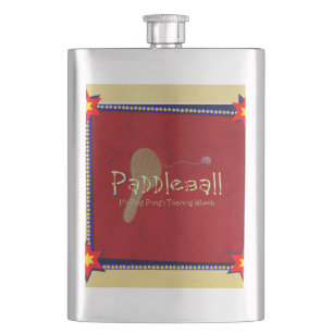 TOP Ping Pong Humour Hip Flask
