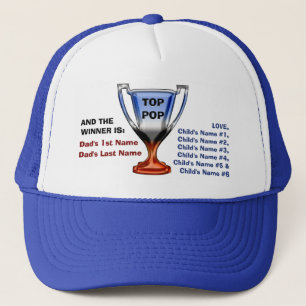 Top Pop Trophy Head Topper (Personalized) Trucker Hat
