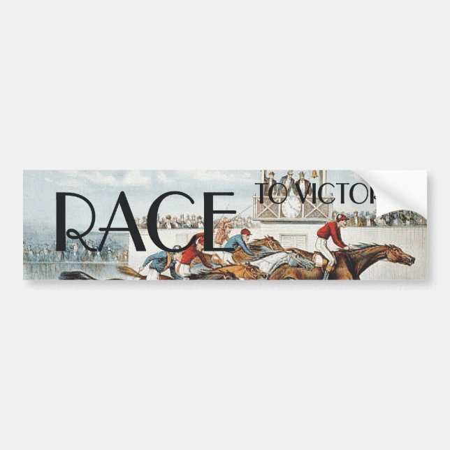 TOP Race to Victory Bumper Sticker (Front)