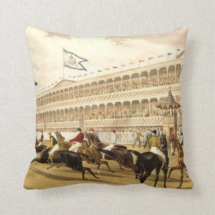 TOP Racetrack Throw Pillow