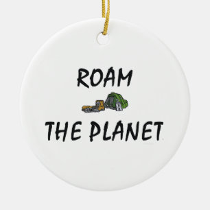 TOP Roam the Planet Ceramic Ornament