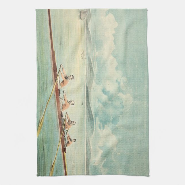 TOP Rower Kitchen Towel (Vertical)