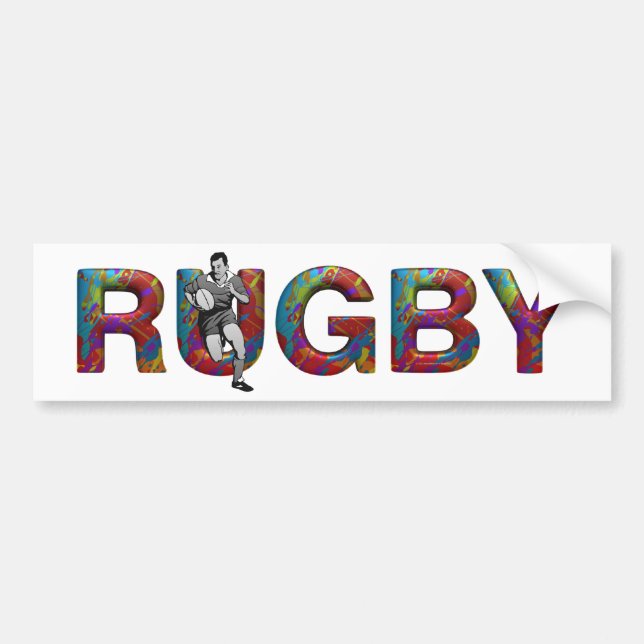 TOP Rugby Bumper Sticker (Front)