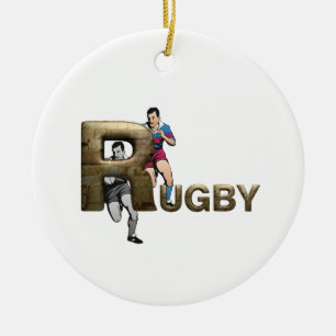 TOP Rugby Ceramic Ornament