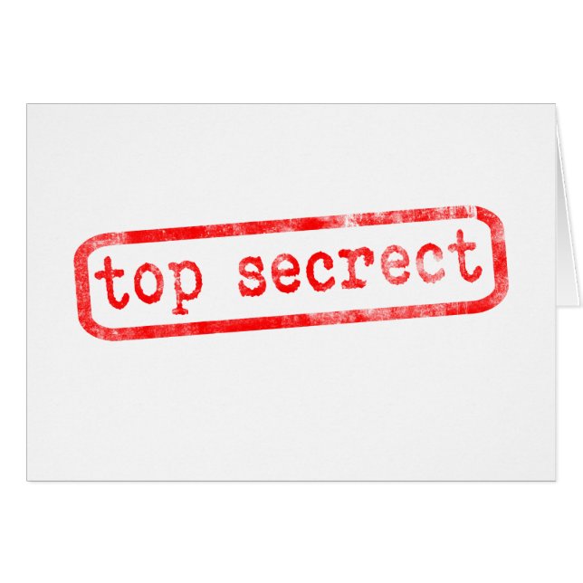 Top secret (Devant horizontal)