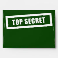 Top Secret Any Colour Army green Invitation Card