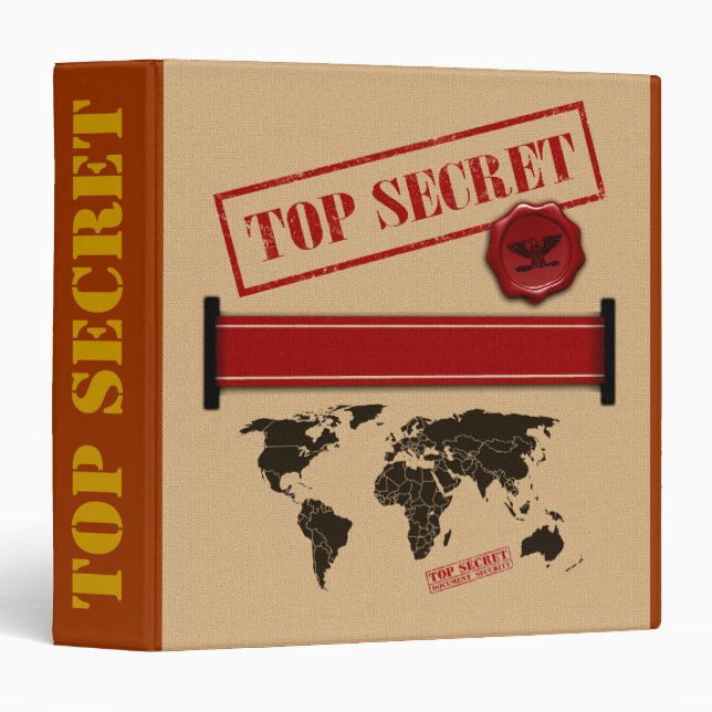 Top Secret Binder (Front/Spine)