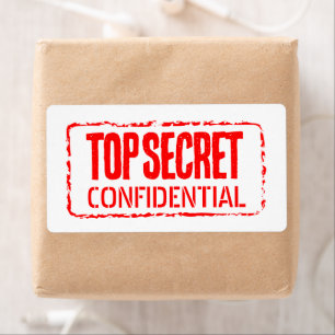 Top Secret confidentiel expédition des timbres en