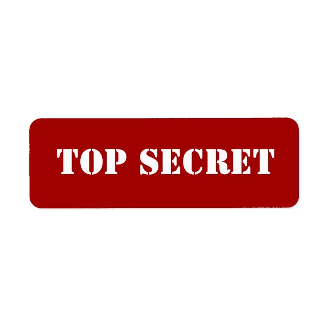 Top Secret du crayon rouge (Devant)