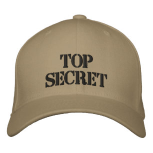 TOP SECRET EMBROIDERED HAT