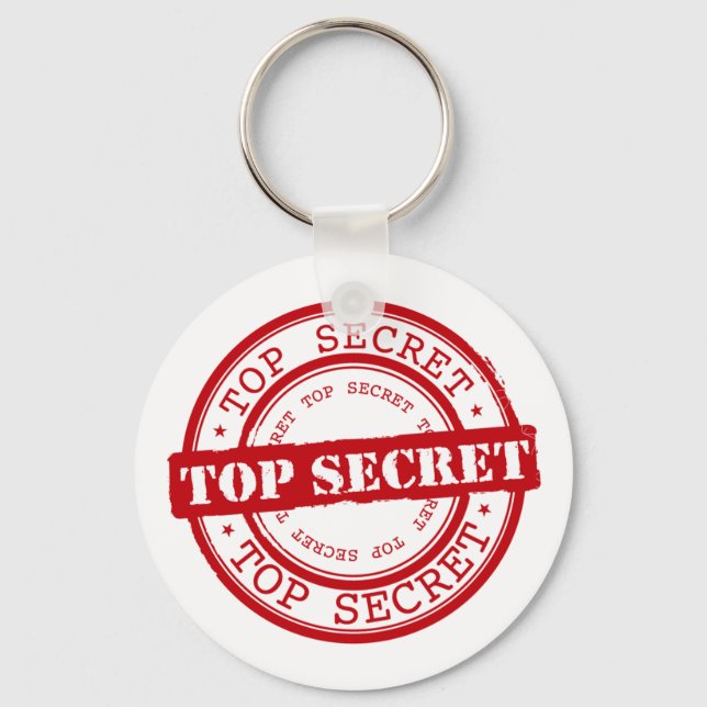 Top Secret Keychain (Front)