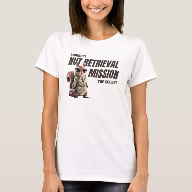 Top Secret Mission d'extraction des noix T-shirt (Devant)