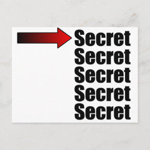 Top Secret Postcard