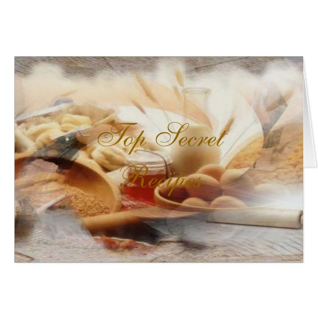 Top Secret Recipes Card (Front Horizontal)