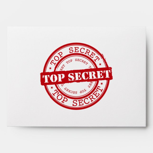 Top Secret Seal Envelopes (Front)