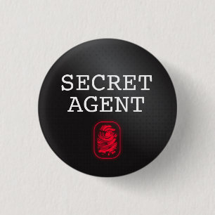 Top Secret / Secret Agent / Classified 1 Inch Round Button