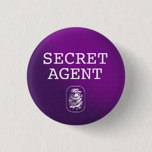 Top Secret / Secret Agent / Classified 1 Inch Round Button