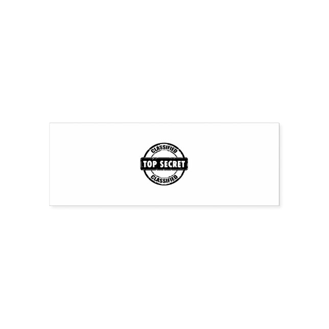 TOP secret Self-inking Stamp (Design)