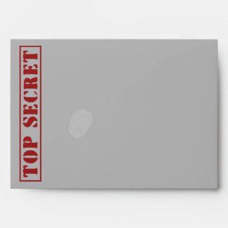 TOP SECRET  Speech Bubble Custom Envelopes