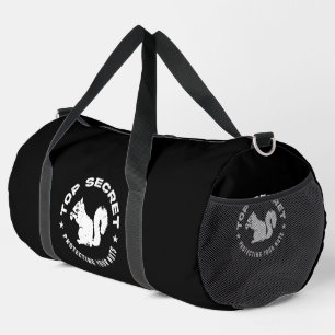 Top Secret Squirrel "Protecting Your Nuts" Grunge Duffle Bag