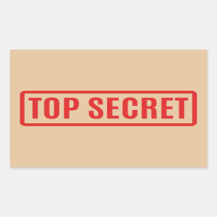 Top Secret Sticker